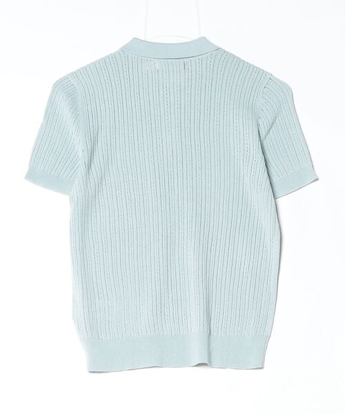 LAUREN RALPH LAUREN / ローレン ラルフ ローレン ポインテールニット コットンブレンド ポロ セーター RALPH LAUREN｜ポインテールニット コットンブレンド ポロ