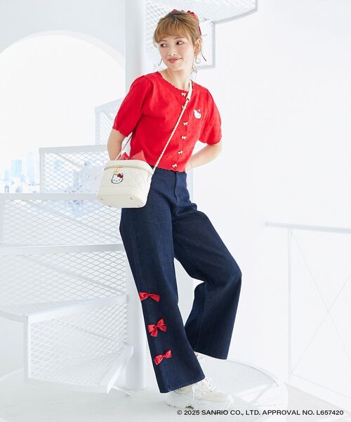 【直営・関税送料込】キティ ジーンズ MAJESTIC LEGON ジーンズ デニム デニムパンツ ハローキティ