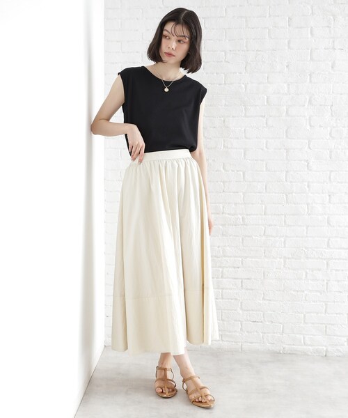 THE SHOP TK タンクトップ ノースリーブ 前後2WAYワイドリブタンク