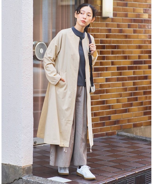 and myera（アンドマイラ） ノーカラーコート コート and