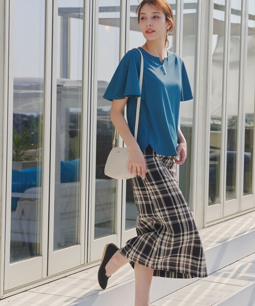スカート OMO Tiaclasse スカート カラミチェックスカート : ZOZOTOWN Yahoo!店