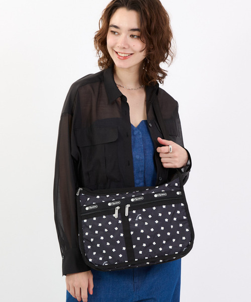 ★LeSportsac★ DELUXE EVERYDAY BAGディッツィーデイジー DELUXE EVERYDAY BAGデニムデイジー（クロスボディ/ショルダー