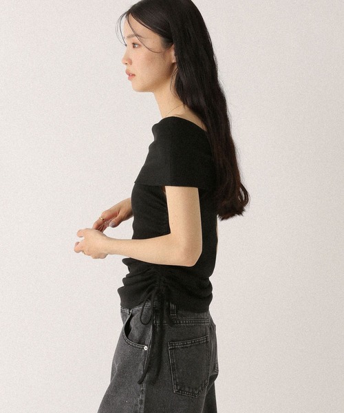 Heather tシャツ サイドドロストカットTEE 497305 レディース
