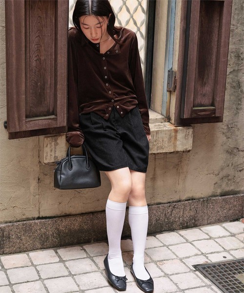 titivate（ティティベイト） パンツ コーデュロイタックショートパンツ