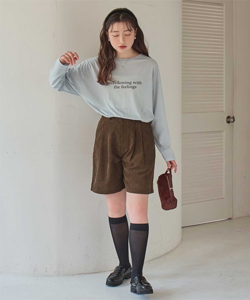 titivate（ティティベイト） パンツ コーデュロイ コーデュロイタック