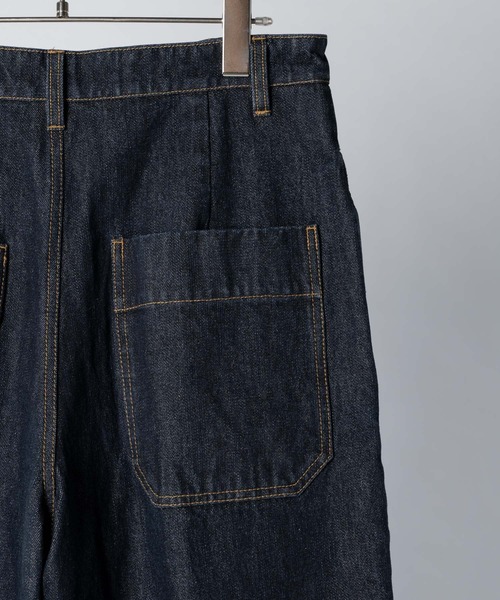 「soerte」 ダメージ加工デニムパンツ 2 インディゴブルー メンズ
