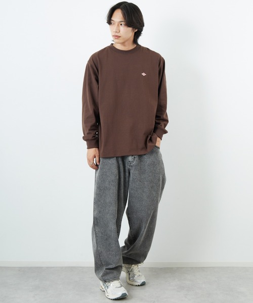 Danton tシャツ 「DANTON/ダントン」 ワンポイントロゴ クルー