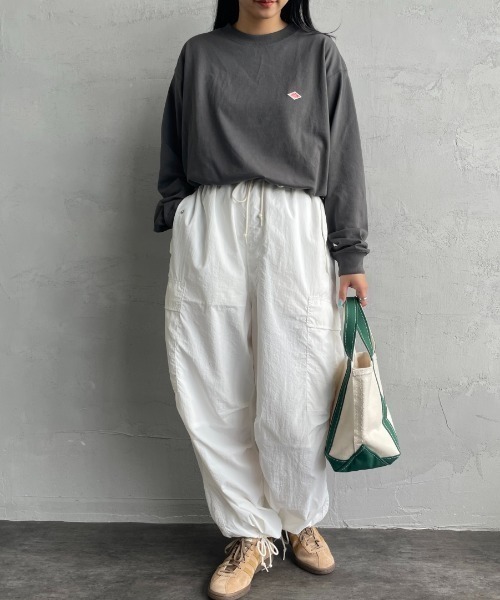 tシャツ 「DANTON/ダントン」 ワンポイントロゴ クルーネックロンT レディース メンズ Danton tシャツ 「DANTON/ダントン」 ワンポイントロゴ クルー