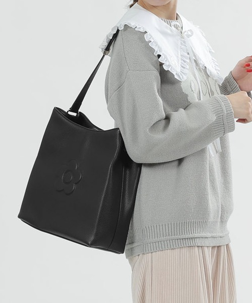 MARY QUANT 「MARY QUANT」 トートバッグ FREE ブラック