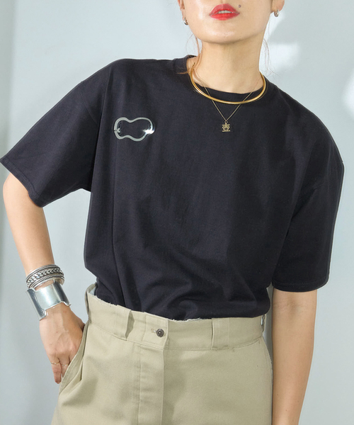 tシャツ CLINQ*SODA 別注 GAE Tシャツ「BLACK」 レディース