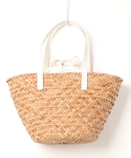 【新品】アニエスベー agnes b. かごバッグ ハンドバッグ 肩掛け 白 agnes b.（アニエスベー）の「かごバッグ (QAX01－01)（かご