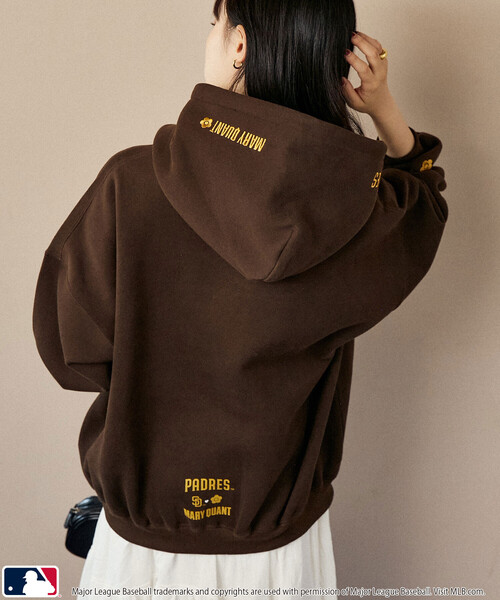 パーカー MLB × MARY QUANT/エムエルビー × マリークワント MLB×MARY QUANT EMBROIDERY SWEAT HOOD | MLB | 10