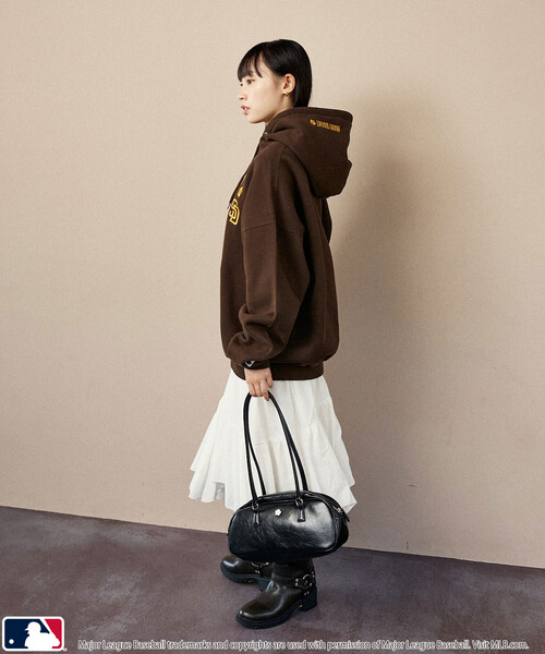 パーカー MLB × MARY QUANT/エムエルビー × マリークワント MLB×MARY QUANT EMBROIDERY SWEAT HOOD | MLB | 14