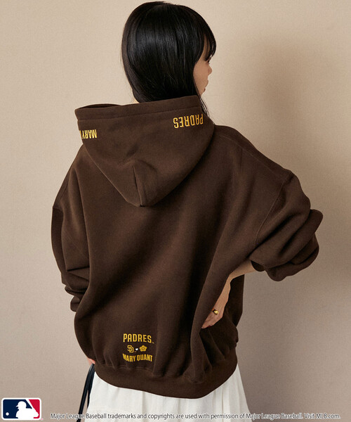 パーカー MLB × MARY QUANT/エムエルビー × マリークワント MLB×MARY QUANT EMBROIDERY SWEAT HOOD | MLB | 16