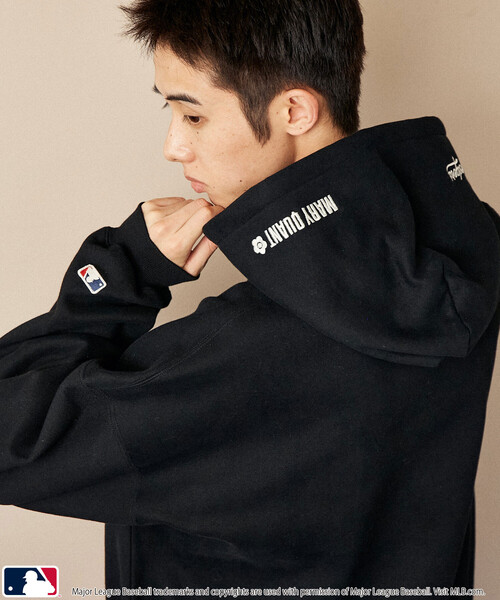 パーカー MLB × MARY QUANT/エムエルビー × マリークワント MLB×MARY QUANT EMBROIDERY SWEAT HOOD | MLB | 22