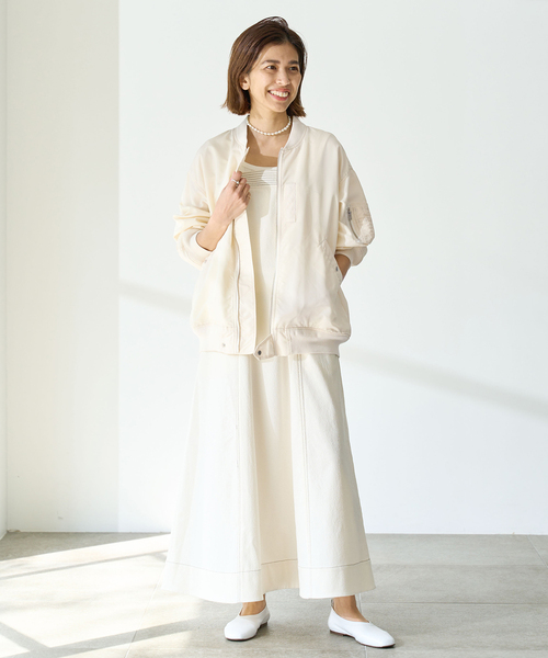 IENA（イエナ） ジップアップブルゾン 38 ホワイト レディース