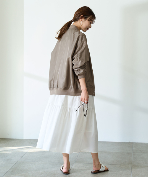 IENA（イエナ） ジップアップブルゾン 38 ホワイト レディース