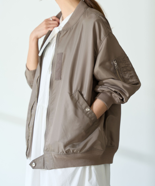 IENA（イエナ） ジップアップブルゾン 38 ホワイト レディース