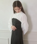 ワンピース side lace up flar...の詳細画像4