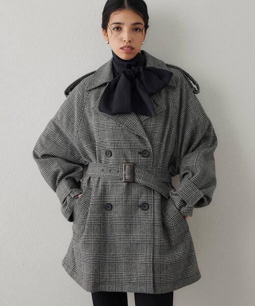 Whim Gazette（ウィム ガゼット） トレンチコート コート ウールミドル