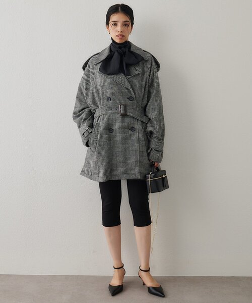 Whim Gazette（ウィム ガゼット） トレンチコート コート ウールミドル