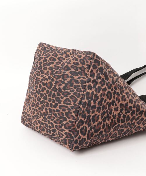 Herve Chapelier（エルベシャプリエ） レオパードトートバッグ