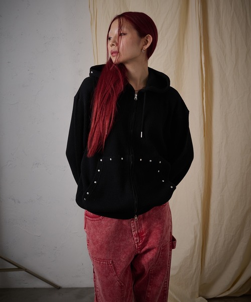 FTW パーカー WAFFLE STUDS ZIP HOODIE メンズ レディース : ZOZOTOWN
