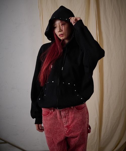 FTW パーカー WAFFLE STUDS ZIP HOODIE メンズ レディース : ZOZOTOWN