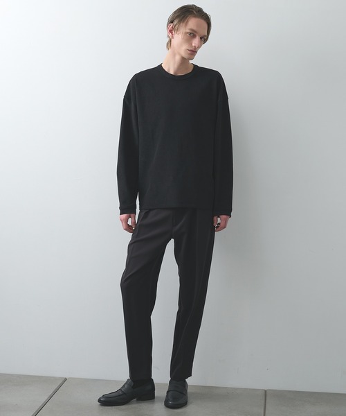 STUDIOUS（ステュディオス） tシャツ 「STUDIOUS」ナロープリーツ
