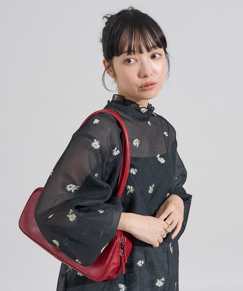 ブラウス シャツ 2WAY シアージャガードチュニックブラウス レディース | FREAK'S STORE | 14