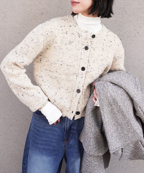 Ape カーディガン　ザラ 送関込み☆ZARA/ザラ☆ルーズフィット ウールニットカーディガン (ZARA