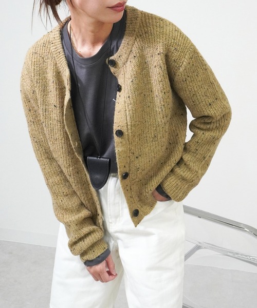 Ape カーディガン　ザラ 送関込み☆ZARA/ザラ☆ルーズフィット ウールニットカーディガン (ZARA