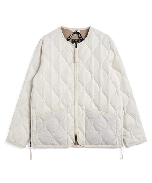 TAION（タイオン） ダウンジャケット M オフホワイト メンズ