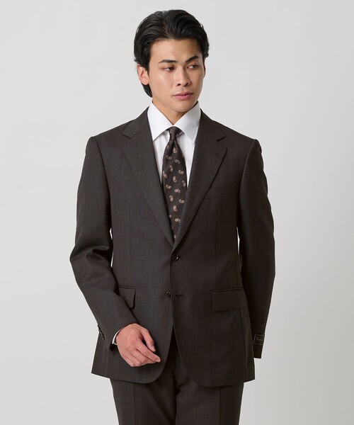 【美品】A day in the life セットアップスーツ ビジネス XL A DAY IN THE LIFE セレモニースーツ セットアップ メランジ ドビー