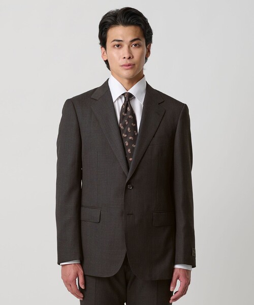 【美品】A day in the life セットアップスーツ ビジネス XL A DAY IN THE LIFE セレモニースーツ セットアップ メランジ ドビー