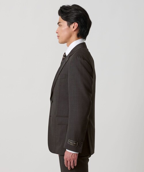 【美品】A day in the life セットアップスーツ ビジネス XL A DAY IN THE LIFE セレモニースーツ セットアップ メランジ ドビー