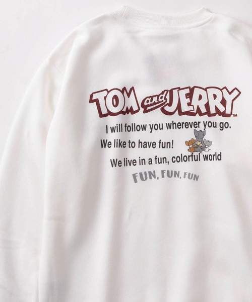 トレーナー スウェット 「71」「TOM＆JERRY/トムとジェリー」ロゴ