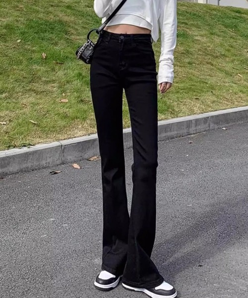 SPIGA（スピーガ） パンツ ハイウエストブーツカットパンツ レディース