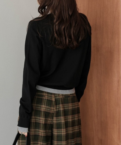 カーディガン レイヤードデザインカーディガン レディース : ZOZOTOWN