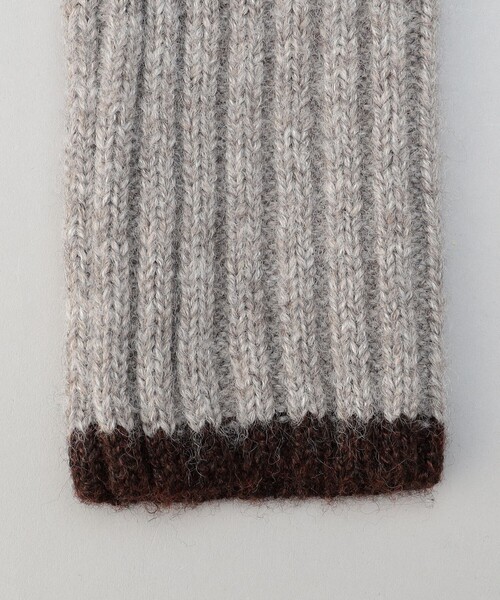 coen（コーエン） アームカバー 配色ラインリブアームウォーマー