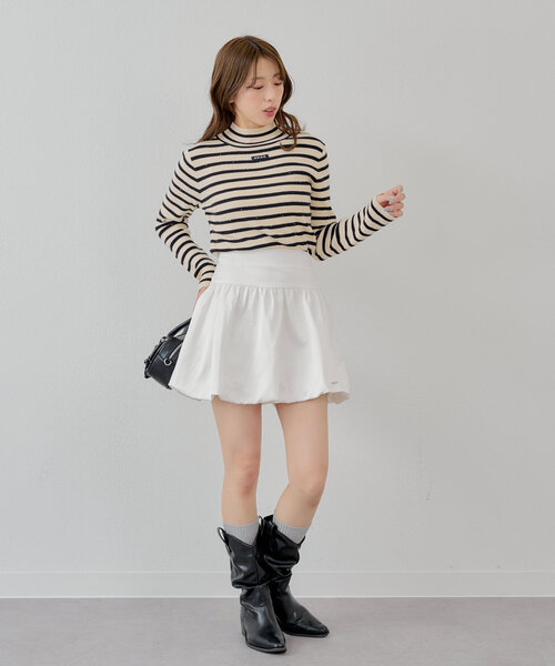 「Chico」 長袖ニット FREE レッド レディース_画像6