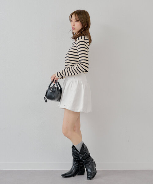 「Chico」 長袖ニット FREE レッド レディース_画像7