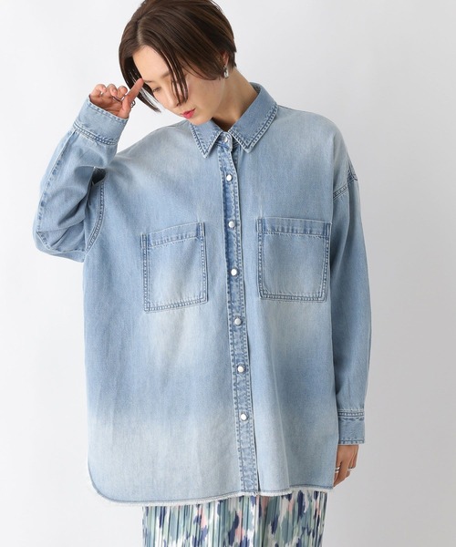 新品未使用タグ付き】レプシィム BIGデニムシャツ フリーサイズ 完売