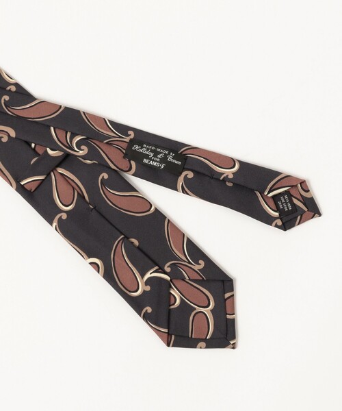 BEAMS F（ビームスF） ネクタイ Holliday ＆ Brown / シルク