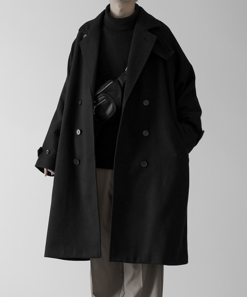 RUUBON チェスターコート M ブラック メンズ : ZOZOTOWN Yahoo!店