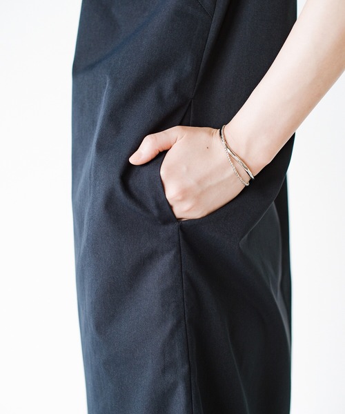 「haco!」 ノースリーブワンピース MEDIUM ネイビー レディース_画像4