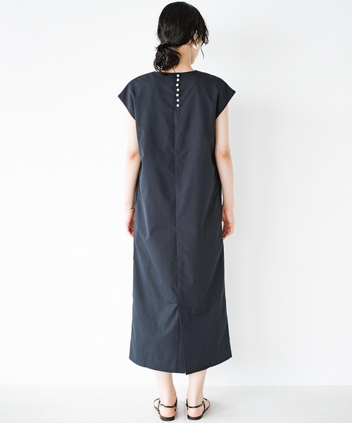 「haco!」 ノースリーブワンピース MEDIUM ネイビー レディース_画像5