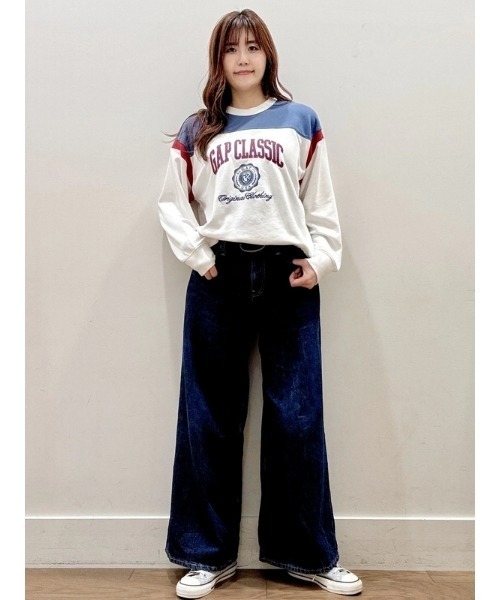 GAP（ギャップ） スウェットカットソー S レッド レディース