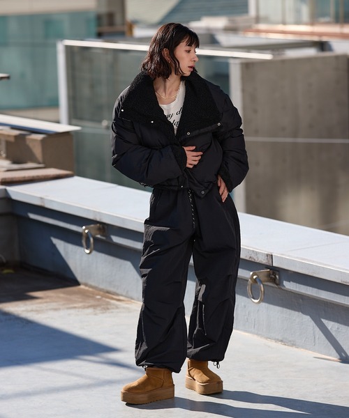 AO2 ダウンコート ダウンジャケット Short-length faux fur down