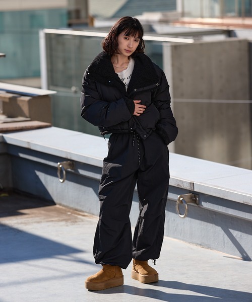 AO2 ダウンコート ダウンジャケット Short-length faux fur down